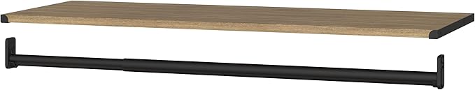 ClosetMaid Modular Storage Shelf and Hang Rod Kit, Sand