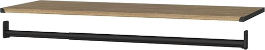 ClosetMaid Modular Storage Shelf and Hang Rod Kit, Sand