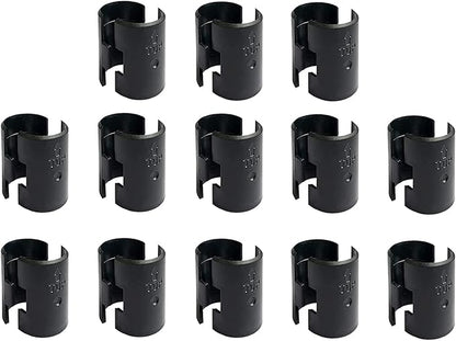WAFJAMF 26 Pack Wire Shelving Shelf Lock Clips for 1" Post- 13 Pairs Shelving Sleeves Replacements for Wire Shelving System