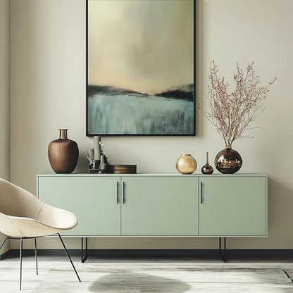 Black Cabinet Handles 5 Inch Hole Spacing Stainless Steel Drawer Pulls for Cabinets, Dresser, Bathroom 5 Pack