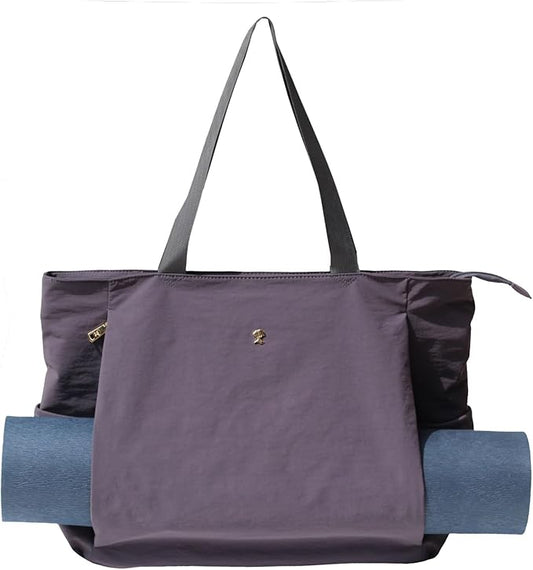 ESVAN Yoga Mat Bag Yoga Tote Carrier Shoulder Bag Carryall Tote for Office,Yoga,Pilates,Travel,Beach and Gym