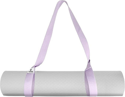 Tumaz Yoga Mat Strap [MAT NOT Included] (2 Sizes) with Extra Thick & Comfy Delicate Texture, Adjustable Yoga Mat Carrier