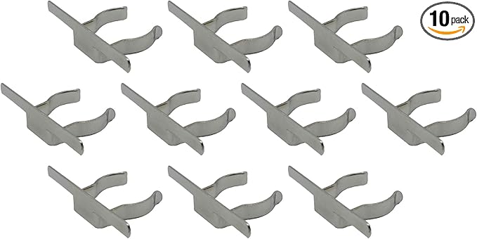 Creative Hobbies Metal Mounting Bracket for Night Light Shade - Clips onto Night Light Module Base - Pack of 10