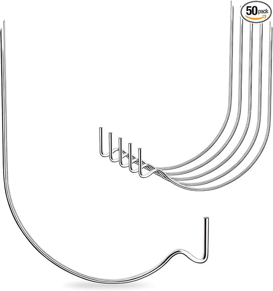 Picture Hanger Super Hook 50PCS,High-Quality Steel Picture Hanger Hercules Hooks,Used for Drywall, Wood Wall, Plaster Wall, can Hang Photos, Art, Clock, Mirror
