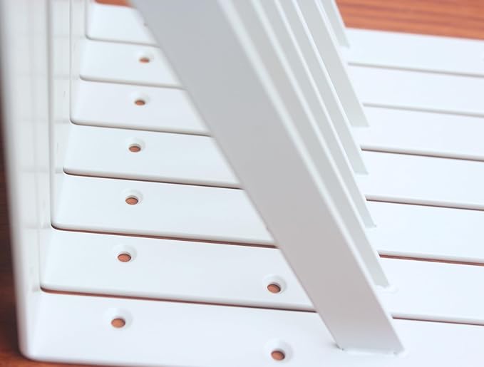 20 Pack L10 x H 8" White Heavy Duty Shelf Brackets with Screws Metal Shelf Brackets Shelf Support Angle Brackets for Shelves L Brackets Heavy Duty Floating Shelf