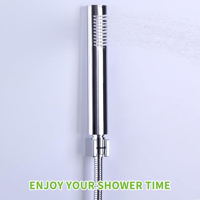 Angle Simple Shower Head Holder Wall Mount, Brass Shower Wand Handle Holder, Sprayer Bracket, Chrome