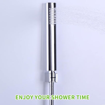 Angle Simple Shower Head Holder Wall Mount, Brass Shower Wand Handle Holder, Sprayer Bracket, Chrome
