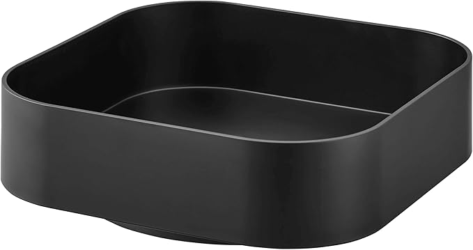 Yamazaki Home Tower 360° Rotating Storage Rack – Non-Slip Lazy Susan Organizer for Cosmetics, Skincare, and Spices - Abs Plastic