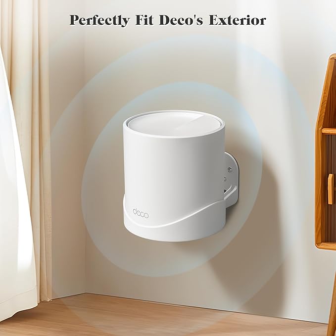 Wall Mount Bracket for TP-Link Deco X55/AX3000/X20/X50/X60/X4300 Pro/X5000/X5400 Pro/W3600/W4500/W6000 (3-Pack)