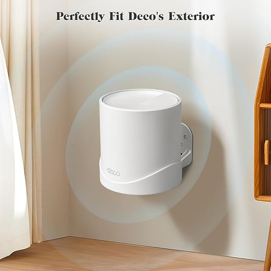 Wall Mount Bracket for TP-Link Deco X55/AX3000/X20/X50/X60/X4300 Pro/X5000/X5400 Pro/W3600/W4500/W6000 (1-Pack)