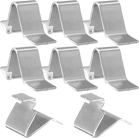 balacoo Heavy Duty Metal Cabinet Shelf Clips 12 Pcs Durable File Cabinet Support Clips for Adjustable Shelving Systems and Wire Shelves 0.98 X 0.62 X 0.35 Inch