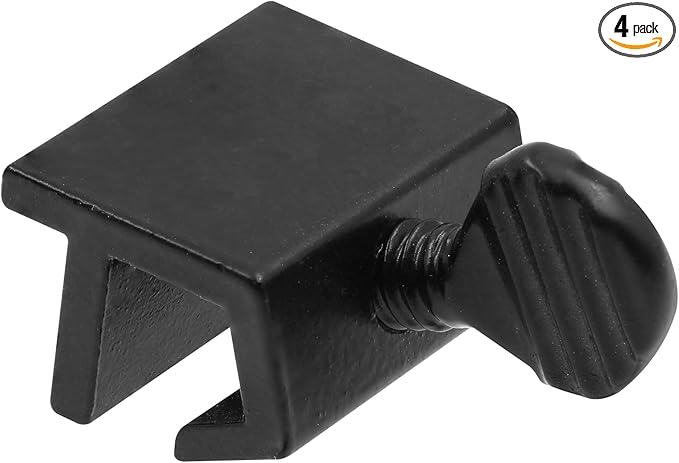 Prime-Line U 98198 Sliding Window Security Lock, Economy, Black (4 Pack)