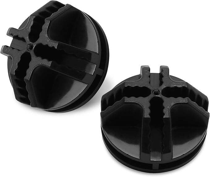 Litoexpe 36 Pcs Wire Cube Plastic Connectors for Cube Storage, Black Modular Closet Organizer and Metal Grid Shelving Unit, Suitable for 3.5-4mm Diameter Iron Wire