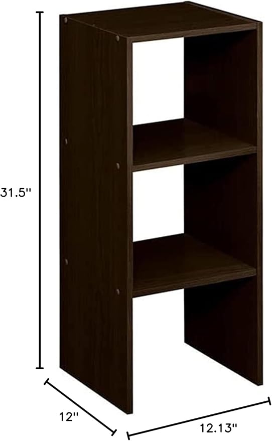 ClosetMaid #8956 Stackable 31in. Vertical Organizer, Espresso