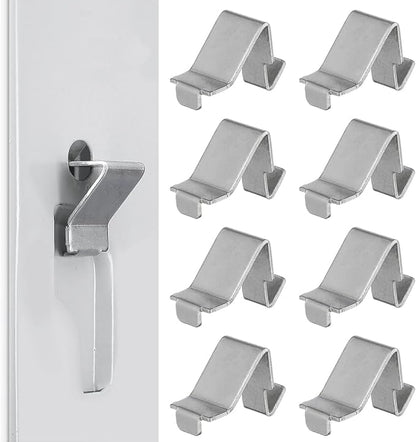 balacoo Metal Cabinet Shelf Clips 12 Pcs Heavy Duty Shelf Support Brackets for Adjustable File Cabinet and Kitchen Storage Organization