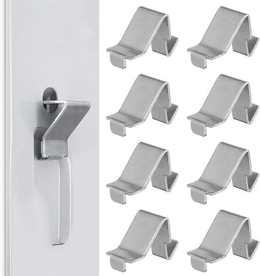 balacoo Metal Cabinet Shelf Clips 12 Pcs Heavy Duty Shelf Support Brackets for Adjustable File Cabinet and Kitchen Storage Organization