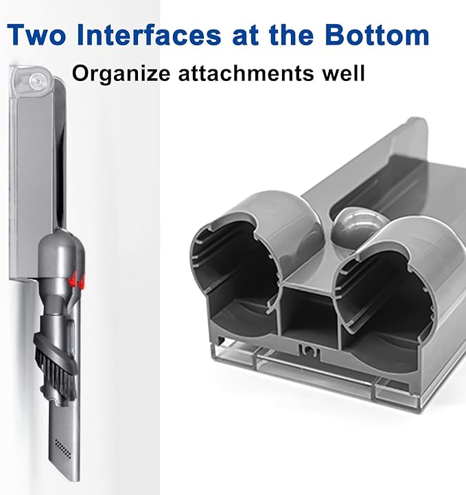 Vacuum Cleaner Docking Station - Wall Mounted Accessories Bracket Compatible with Dyson V10 Cord-Free Vacuum Cleaners | Part no. 969042-01，do not fit Dyson v11 Vacuum Cleaner