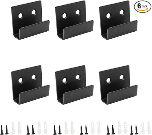 Wall Mounted Hook Fastener Tile Bracket for Ceramic Tile Display Small - 6pcs