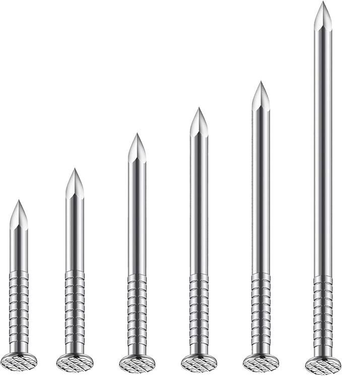 430pcs Stainless Steel 304 Nails Kit, Hanging Nails Kit, Wall Nails Kit, Dowels Kit, Long Nails Kit