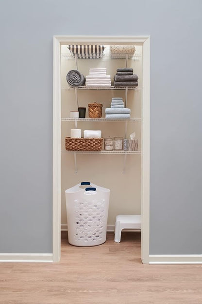 Rubbermaid Direct Mount Linen Shelf Kit 3' Length White