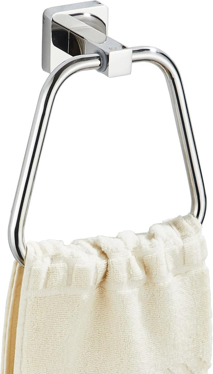 Chrome Towel Ring for Bathroom, Kitchen Bath Towel Holder Hangers Wall Mount Heavy Duty Stainless Steel