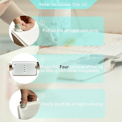 Original Bento Box Lunch Box Japanese Style 2 Layer Food Containers with Utensils Spoon and Fork Bundle Divider Salad Box for Men Women(White)