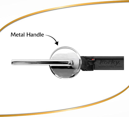 Korky StrongARM Metal Toilet Handle and Lever - Universal to Fit Front, Angled, Side, Left, and Right Mount Toilets - Contemporary Style in Chrome