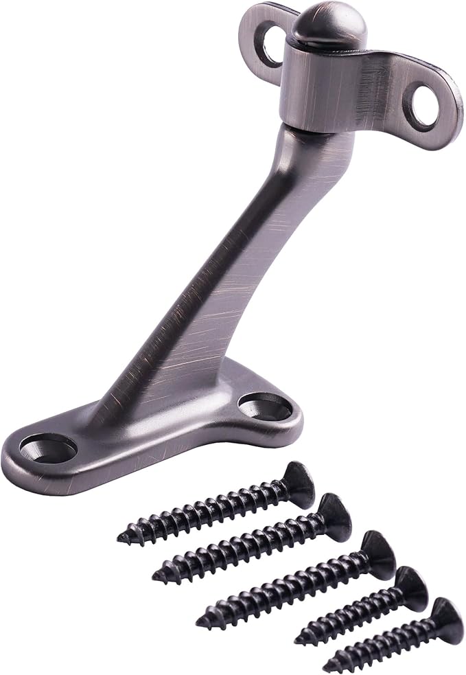 Hardware,3 Pack,3" Heavy Duty handrail Bracket Oil Rubbed Bronze,Stair Railing Bracket DIY Easy Installation Hardware