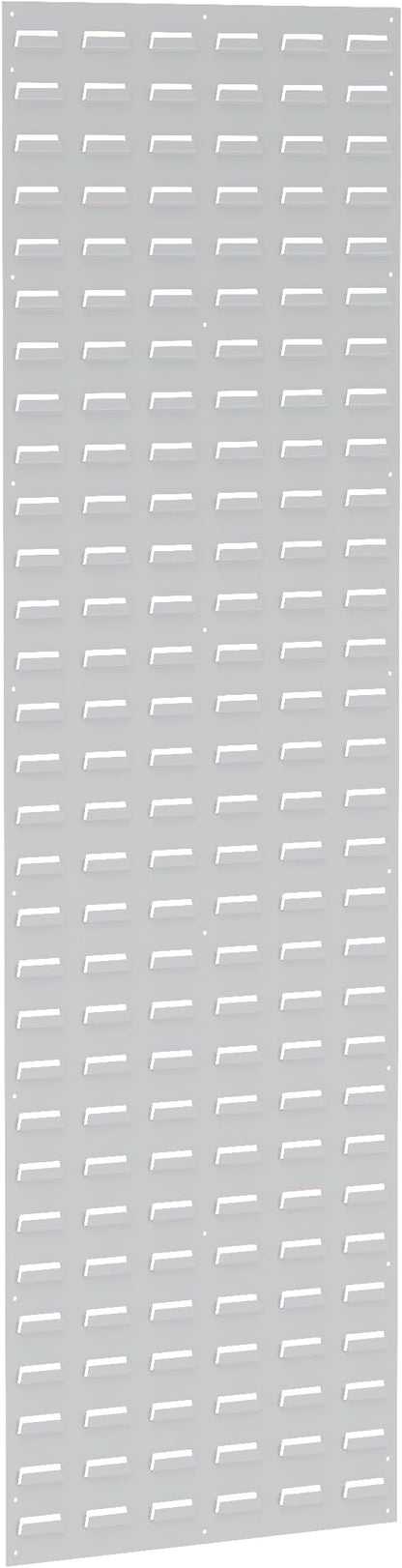 Akro-Mils 30118 Louvered Steel Wall Mount Panel Garage Organizer for Hanging AkroBin Storage Bins, 18-Inch W x 61-Inch H, White, Single