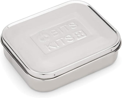 Bento Box Lunch and Condiment Containers Bundle for Kids and Adults, Set of 5, Stainless Steel