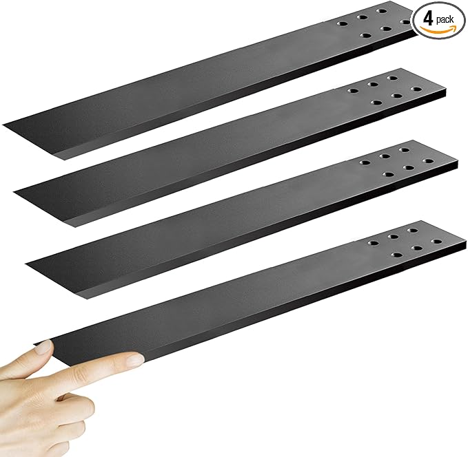 Hidden Granite Countertop Support Brackets 4 Pack 20" L x 2.5" W,3/8" Thick Heavy Duty Counter top Brackets,Flat Black Wall Mount Support Countertop Overhang Support for Quartz, Wood, Concrete,Island