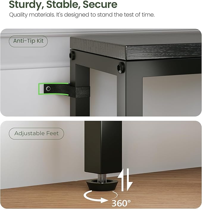 86.6" Behind Couch Table with Fast Charging Station, 7.1" Narrow Skinny Sofa Table with 2 Power Outlets, 2 USB-A, USB-C for Console Entryway, Black