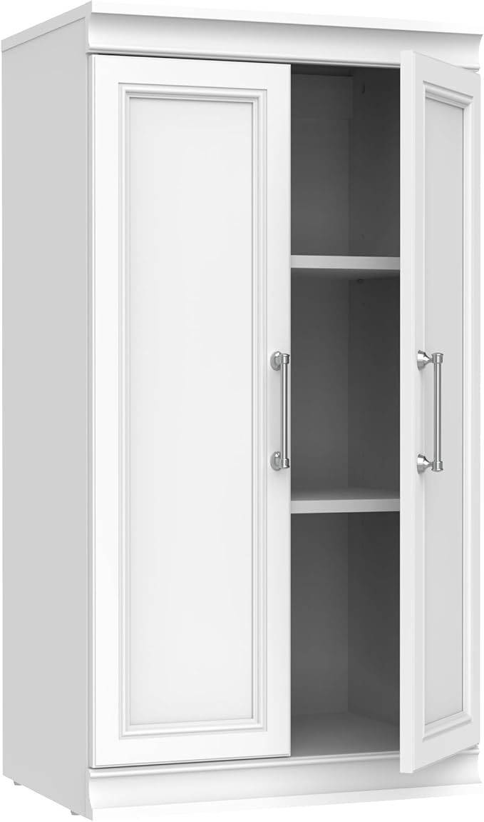 ClosetMaid Modular Storage 21.38-inch W 3-Shelf Storage Cabinet with Doors, White