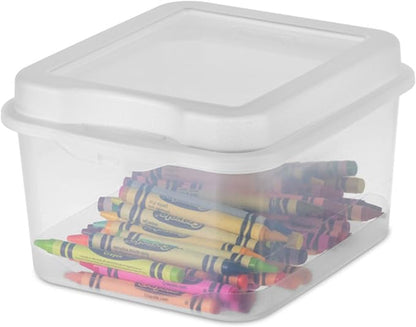 Sterilite 18038612 Small Flip Top Storage Box (24)