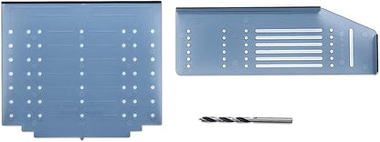 Ravinte Cabinet Door & Drawer Hardware Installation Template Kit Include Drill Bit Mounting Template for Cabinet Knob, Cabinet Pulls