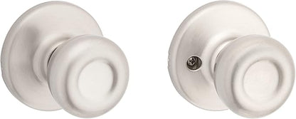 Kwikset 92001-565 Tylo Passage Hall/Closet Knob in Satin Nickel (Pack of 2)