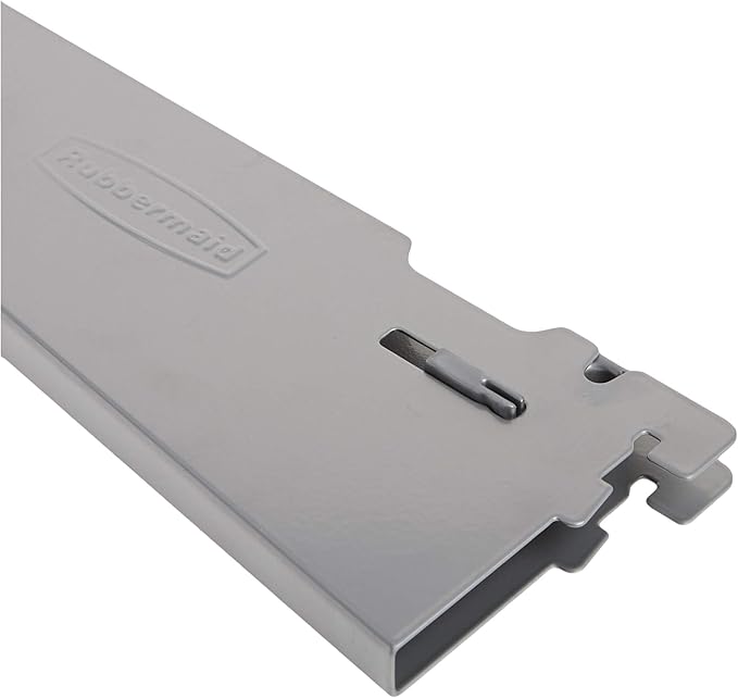 Rubbermaid Garage FastTrack Bracket 16" Deep Shelf Bracket with Speed Clips Satin Nickel Wall Mounted Storage System for Home/Garage/Tool Organization
