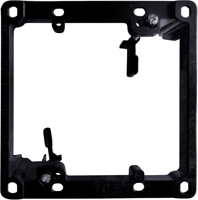 BestMounts Low Voltage Mounting Bracket 2 Gang, 1 Pack for Dual Gang Wall Plate, Telephone Wires, Network Cables, HDMI, Coaxial, Speaker Cables - Low Voltage Box Cable Wall Plate Bracket, Mud Ring