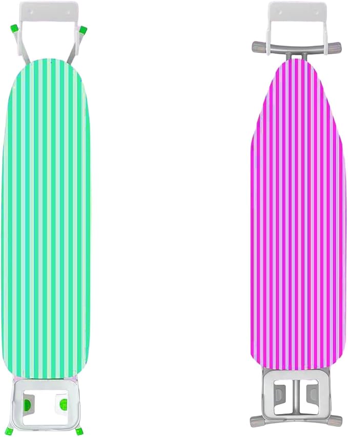 Ironing Board Holder Wall Mount, Heavy Duty Ironing Board Hanger for Laundry Room Organization, Space-Saving Wall Hook for Iron and Board Storage, Fits T & Y Style Iron Boards, White