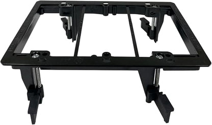 iMBAPrice 3 Gang LV3 Low Voltage Wallplate Mounting Bracket - Black