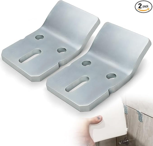 (2-Pack) 1224196 Wall Mount Sink Hanger Kit, Compatible with Kohler Wall-Mounted Sinks, Urinals, and Pedestal Sinks, Stainless Steel Wall Sink Mounting Brackets, Bathroom Wall Mount Hardware