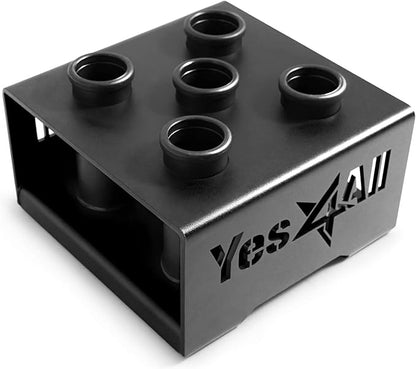 Yes4All Vertical Storage Rack, Home Gym Organizer, Barbell & Dumbbell Rack for 2-inch Olympic & Curl Bars