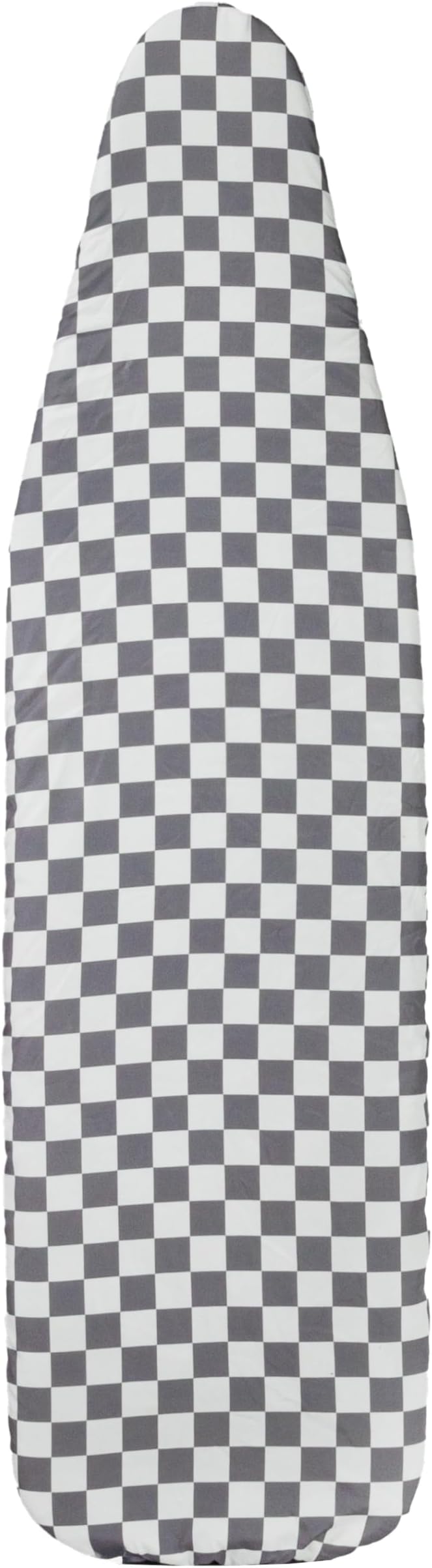Household Essentials Wide Cotton Ironing Board Replacement Cover, White and Grey