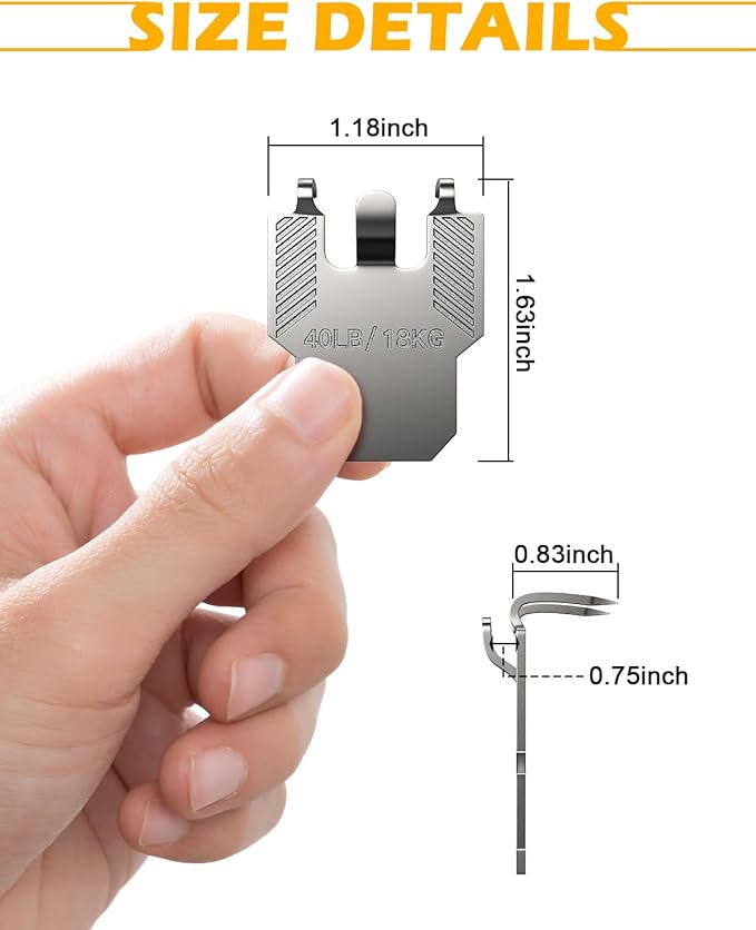Picture Hangers Claw Hooks for Drywall：20Pcs Wall Picture Frame Hanging Hooks - No Damage Heavy Duty Art Picture Mirror Photo Poster Painting Hanger Hardware Kit - Claw for Room Office Decor