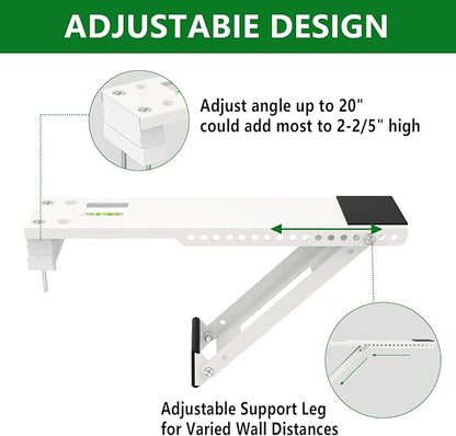 Window Air Conditioner Support Bracket, Universal AC Unit Window Brackets Light Duty, Up to 85 lbs.