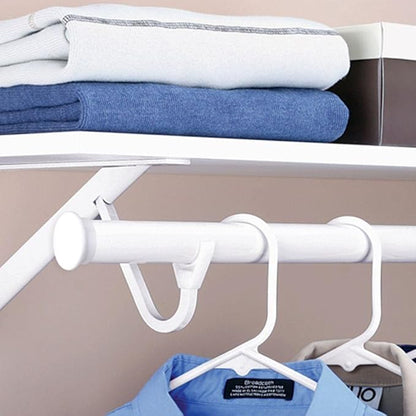 John Sterling - RP-0495-WT White Max Duty Shelf and Rod Bracket