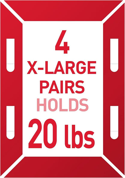 Command XL Heavyweight Picture Hanging Strips, 20 lb Capacity, 32 Pairs (64 Strips), White Adhesive, Damage-Free Wall Hangers for Home Decor