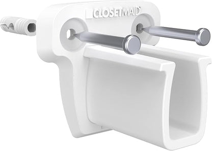 ClosetMaid 21941 Pre-Loaded 2.75-Inch Low-Profile Wall Brackets with Anchors for Wire Shelving, 250-Pack