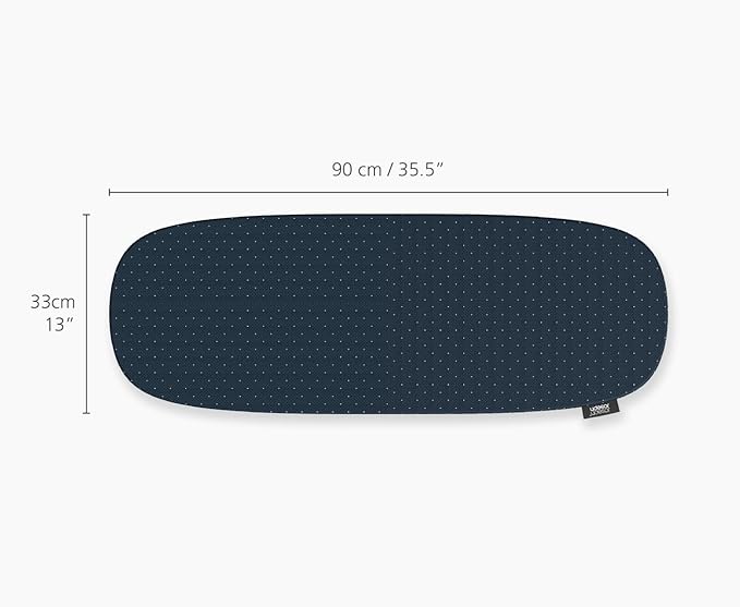 Joseph Joseph Pocket Plus Folding Space Saving Compact Tabletop Ironing Board with Iron Holder and wall Mount, Blue/Black