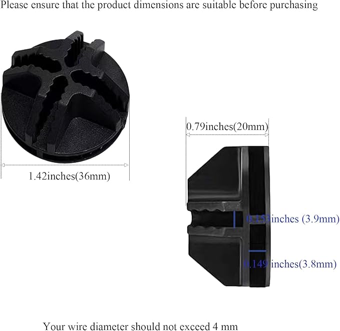 20Pcs Wire Cube Connectors, Black Wire Grid Storage Cubes Shelf Connectors 3.6cm Plastic Connectors for Wire Cube Storage Shelving Unit and Modular Closet Organizer, SATONBEYI, Black-20pcs